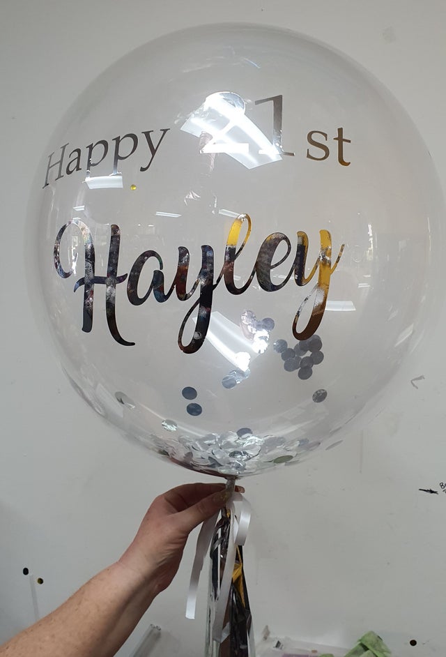 Personalised balloons to Mad Parties & Balloons Adelaide