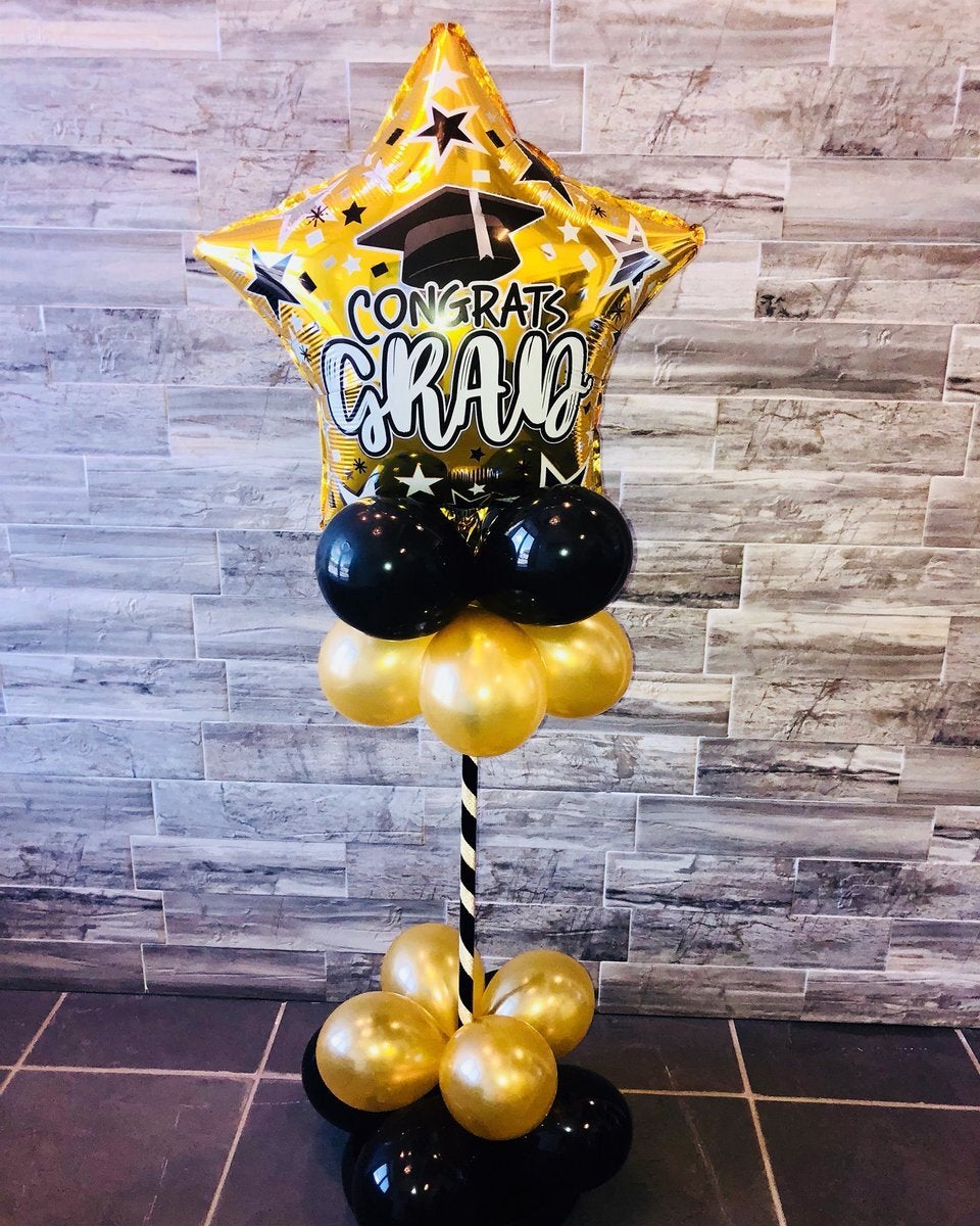 Airfilled Star Graduation Centrepiece to Mad Parties