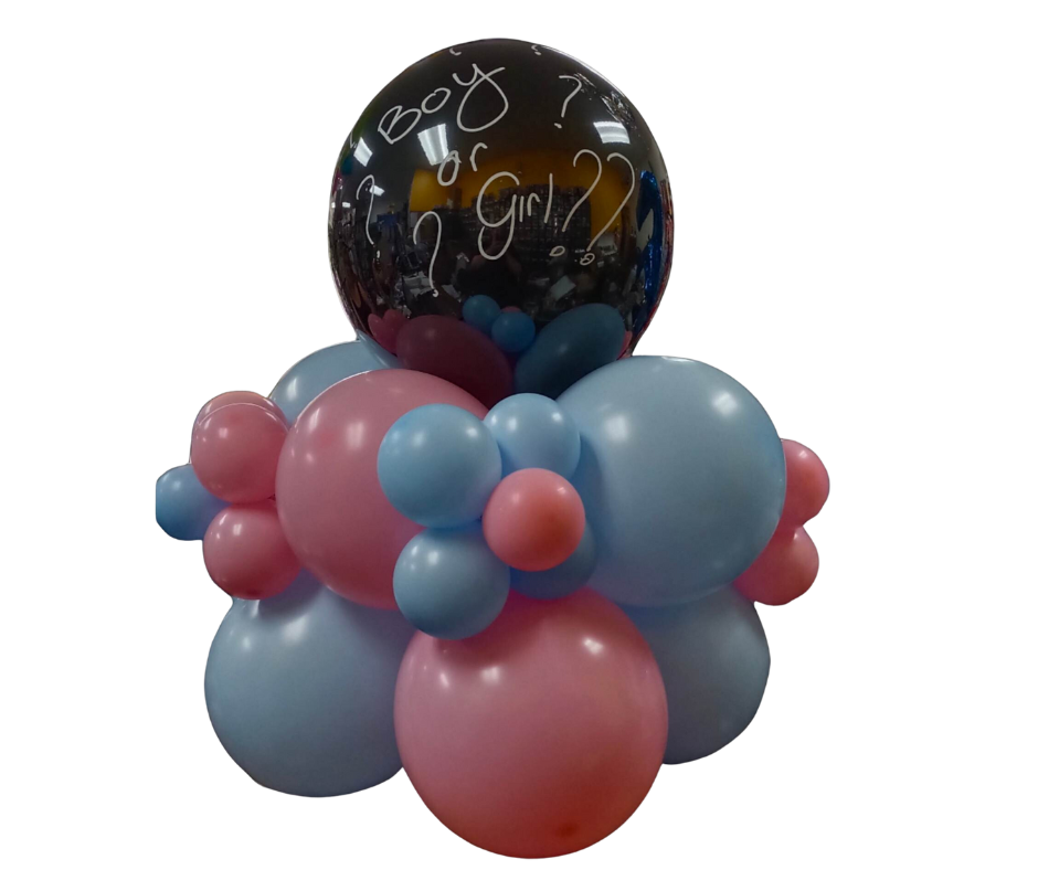 No Mess Gender Reveal Balloon to Mad Parties & Balloons Adelaide